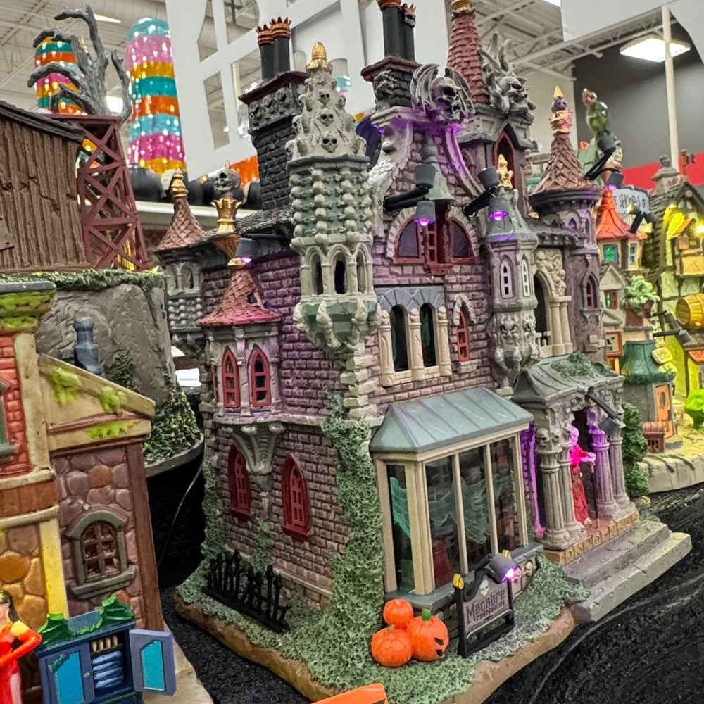 Lemax Macabre Mansion Spooky Town Lighted Halloween Village Michael's Exclusive